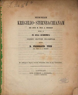 De Aethiopicae linguae sonorum sibilantium natura et usu Commentatio : (Programm.)