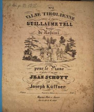 Valse tirolienne : tirée de l'opéra Guillaume Tell