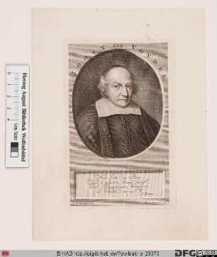 Bildnis Joost van den Vondel