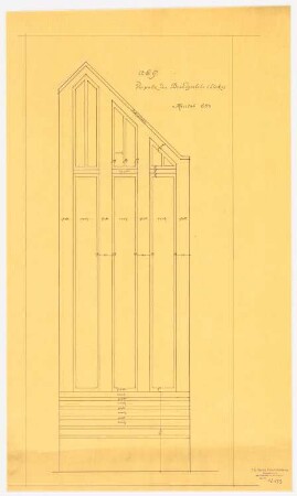 AEG-Hauptverwaltungsgebäude, Berlin: Brandgiebelverputz, 1:50