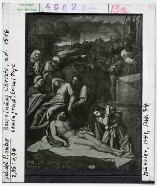 Sebastiano del Piombo: Beweinung Christi. Leningrad, Eremitage