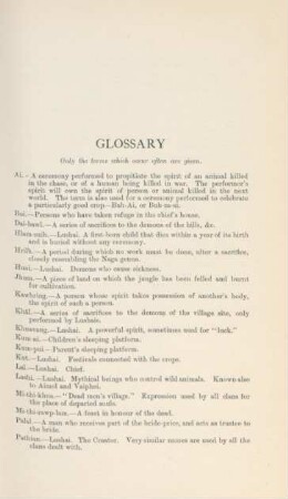 Glossary