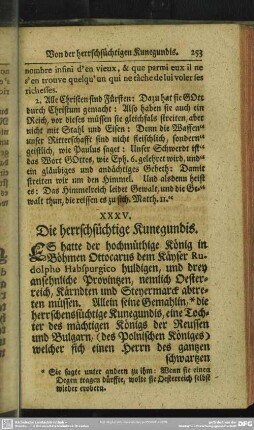 XXXV. Die herrschsüchtige Kunegundis