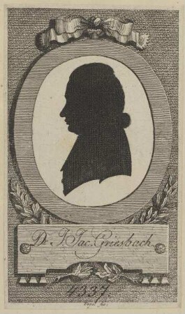 Bildnis des Johann Jakob Griesbach