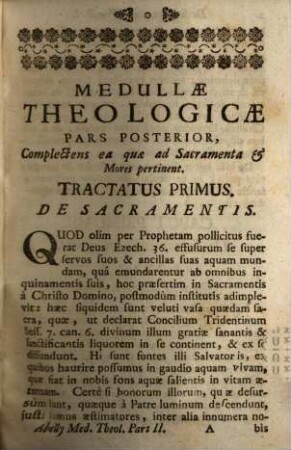 Medulla Theologica : Ex Sacris Scripturis, Conciliorum Pontificumque Decretis Et Sanctorum Patrum Ac Doctorum Placitis Expressa .... 2