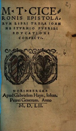 Epistolarum libri tres