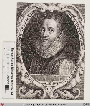 Bildnis Hugo Grotius (eig. Huig de Groot)