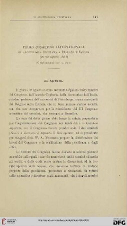 1: Primo Congresso Internazionale di Archeologia Cristiana a Spalato e Salona (20-22 agosto 1894), [2]