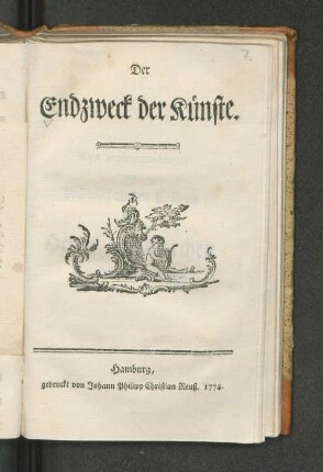 Der Endzweck der Künste