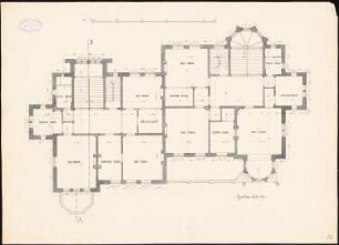 Doppelvilla, Middlesbrough: Grundriss Obergeschoss