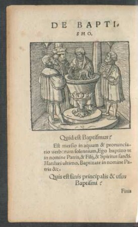 De Baptismo.