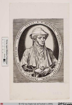 Bildnis Eleonore, Königin von Frankreich, verw. Königin von Portugal, geb. Erzherzogin von Österreich