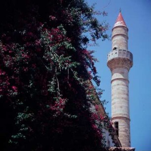 Kos. Minarett der Hadji Hassan Moschee, spätes 18. Jh.