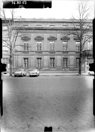 Potsdam, Schwertfegerstraße. Wohnhaus (18. Jh.). Straßenfront (von Am Neuen Markt)