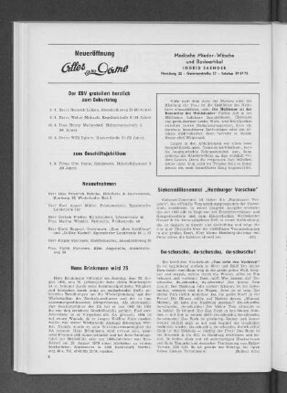 Der EBV gratuliert herzlich