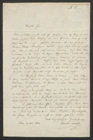 Brief an Jacob Grimm : 04.10.1854