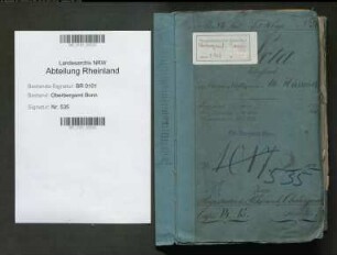 Hüssener, Albert Friedrich geb. 08.02.1837; Bergreferendar; ausgeschieden 1871; Prüfungs- und Personalakte
