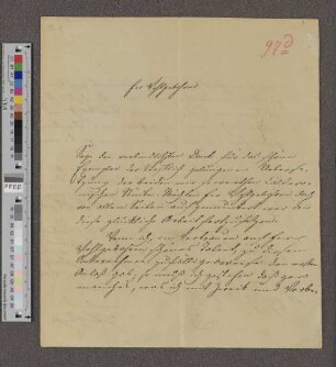 Brief an Johann Diederich Gries