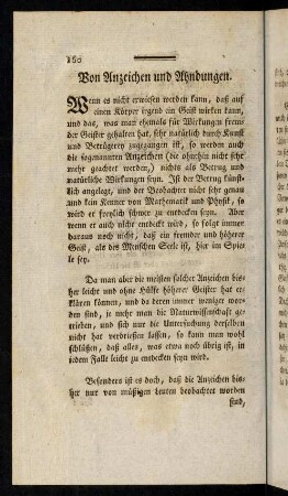 160-174, Von Anzeichen und Ahndungen; Von der Kunst, Bilder zu beleben; Verschiedene Zauberkünste