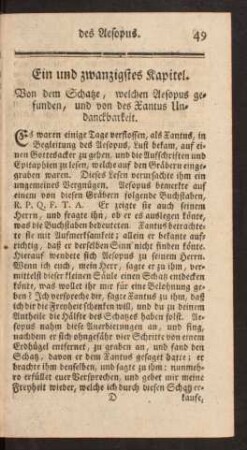 Ein und zwanzigstes Kapitel - Neun und zwanzigstes Kapitel