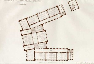 Strieder, Wilhelm. Schulhaus Karl-Wilhelm-Straße. (jetzt: Heinrich-Meidinger-Schule)