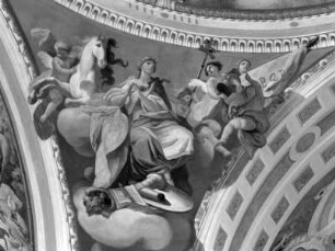 Pendentifbild mit der Allegorie des Erdteils Europa