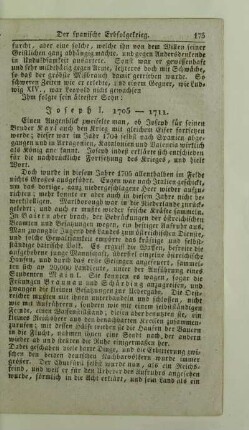 Joseph I. 1705 - 1711