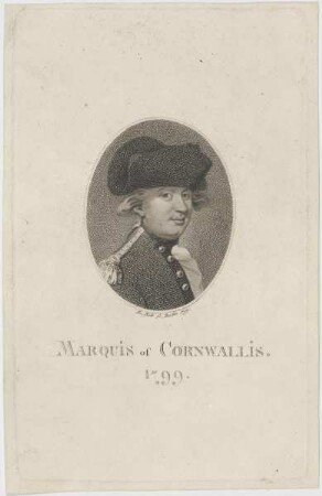 Bildnis des Marquis of Cornwallis