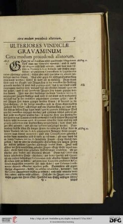 Circa modum procedendi allatorum