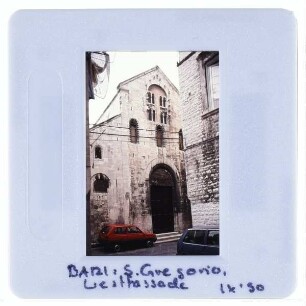 Bari, S. Gregorio : Westfassade