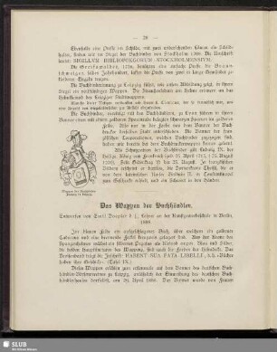 Das Wappen der Buchhändler