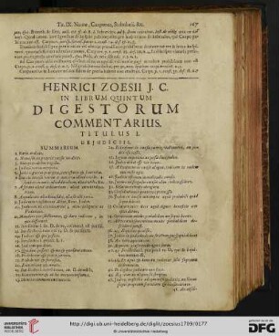 In librum quintum