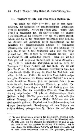 III. Justin's Citate aus dem Alten Testament.