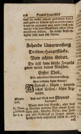 198-206, Zehende Unterweisung