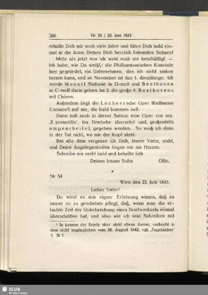 Nr 54. Wien den 23. Juni 1843
