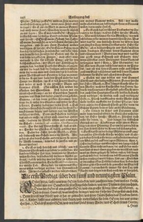 ... über den fünff und neuntzigsten Psalm