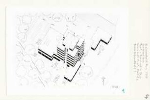 Ärztezentrum, Berlin (Diplomarbeit bei Peter Poelzig): Isometrie