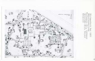 Künstlerateliers, Berlin-Tiergarten (Diplomarbeit bei Willy Kreuer): Grundriss Erdgeschoss 1:200