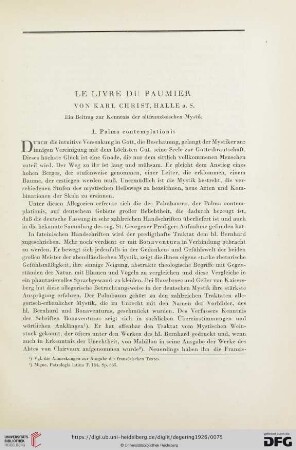 Karl Christ: Le livre du Paumier