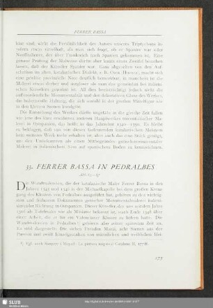 33. Ferrer Bassa In Pedralbes