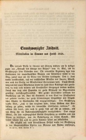 Geschichte Italiens von der Gründung der regierenden Dynastien bis zur Gegenwart, 2,2. Von der ersten Niederlage Karl Alberts und der Unterwerfung Siciliens bis auf die Gegenwart