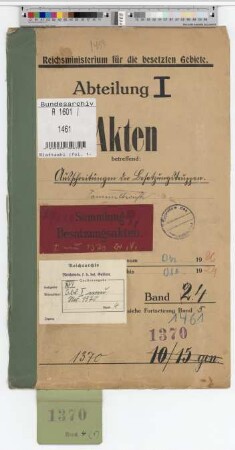 Ausschreitungen von Angehörigen der Besatzungstruppen. Sammelberichte: Bd. 4