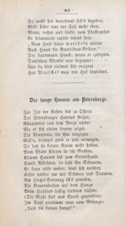 Der lange Hannes am Petersberge
