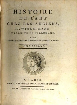 Histoire De L'Art Chez Les Anciens, 2