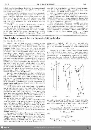Ein leicht vermeidbarer Konstruktionsfehler