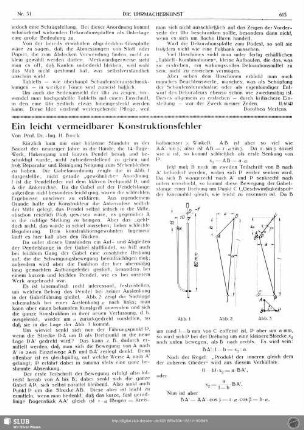 Ein leicht vermeidbarer Konstruktionsfehler
