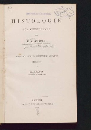 Histologie für Studierende
