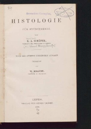 Histologie für Studierende