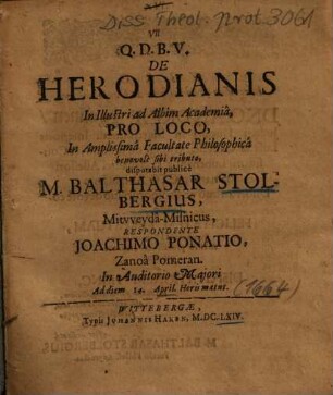 De Herodianis