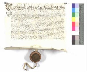 Bürgermeister und Rat der Stadt Gmünd verkaufen an ihren Bürgermeister Veit Deuna 9 Gulden jährlichen Zins um 200 Gulden.